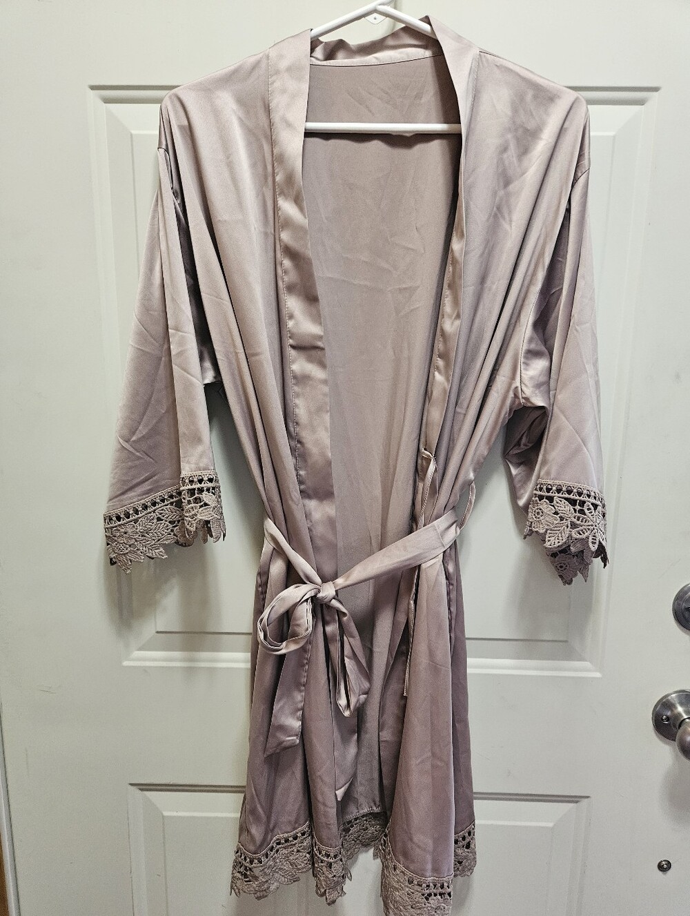 Satin Kimono Robe